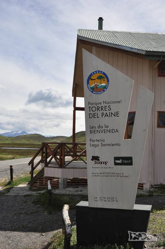 Entrando no tão famoso parque Torres del Paine, no sul do Chile